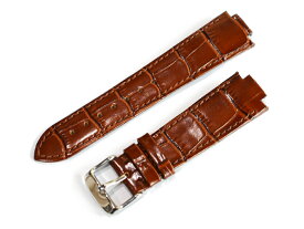 【ルイヴィトン(LOUIS VUITTON)向け】輸入王オリジナル ベルト タンブール用 メンズ ボーイズ 時計 ワンタッチ 交換 型押しクロコ 革 バンド 凸ベルト 全4色 18-21mm【社外品】【純正ではございません】インターチェンジャブル機構