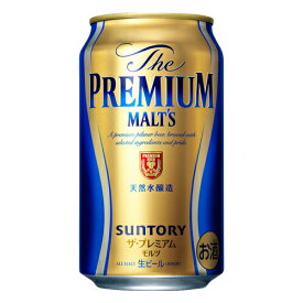 ビール　サントリー プレミアム モルツ(缶) 350ml×24本 (03046-24) 複数本ラッピング・熨斗不可　beer(61-0)