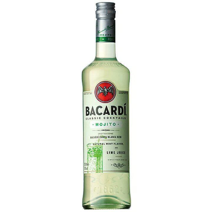 楽天市場 ラム バカルディ クラシックカクテル モヒート 700ml スピリッツ Rum 26 7 輸入酒のかめや