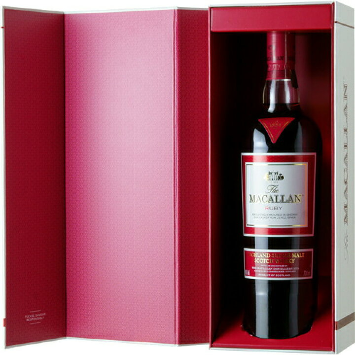 楽天市場】ウイスキー ザ マッカラン 1824 ルビー 700ml (77532) 洋酒 