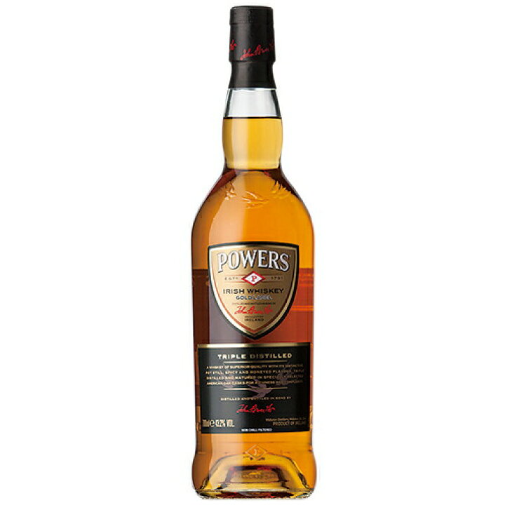 楽天市場】ウイスキー パワーズ アイリッシュ 700ml (70975) 洋酒 Whisky(78-3) : 輸入酒のかめや