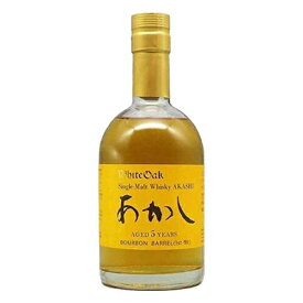 ウイスキー　ホワイトオーク あかし シングルモルト 5年 バーボンバレル 1stフィル 500ml (16186☆)　洋酒 Whisky(76-1)