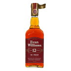 ウイスキー　エヴァンウィリアムス 12年 レッド 750ml (71065☆)　洋酒 Whisky(21-3)