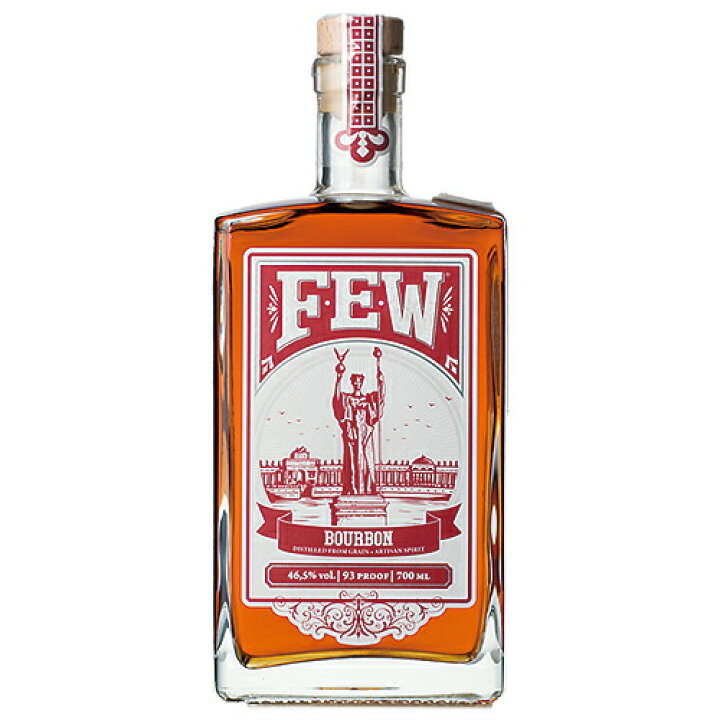 楽天市場】ウイスキー FEW (ヒュー) バーボンウイスキー 700ml (71492 