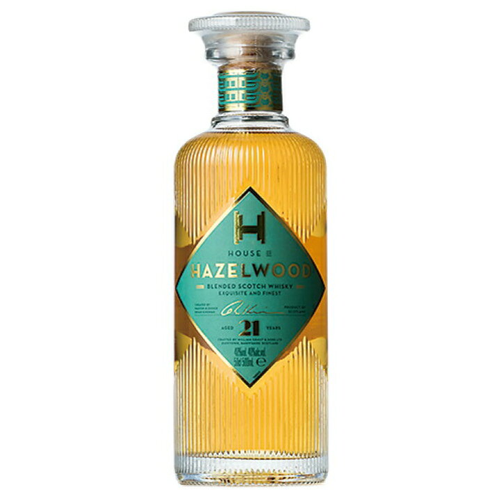 楽天市場】ウイスキー ハウス オブ ヘーゼルウッド 21年 500ml (79621 
