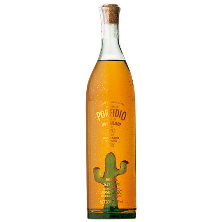 楽天市場 テキーラ ポルフィディオ テキーラ アネホ 緑色サボテン入り 700ml スピリッツ Tequila 26 5 輸入酒の かめや