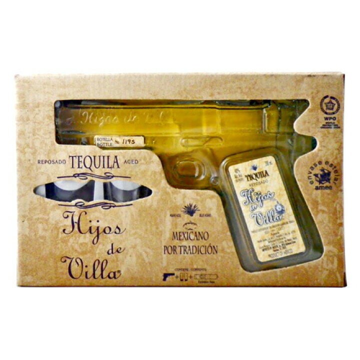 楽天市場】テキーラ イホス デ ビジャ レポサド ピストル 200ml (73592  