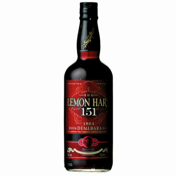 楽天市場】ラム レモンハート デメララ 151 750ml (73772) スピリッツ 