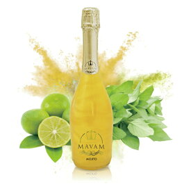 スパークリングワイン　MAVAM マバム モヒート ラメ入り LED付き 750ml (38933)　泡 Sparkling wine(62-7)