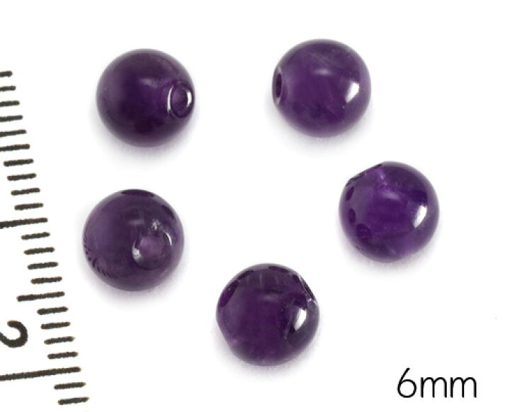 楽天市場】楽天1位獲得!!【天然石粒売り】6mm パワーストーン 1粒 