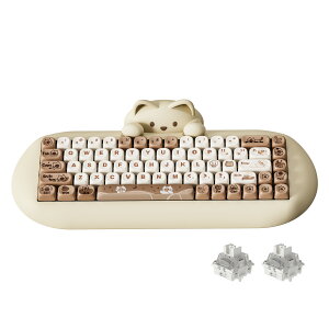 C68 ���C�����X���J�j�J���L�[�{�[�h ���킢���L 65�� �p��z�� ���� �z�b�g�X���b�v �V���R�[�� �l�ԍH�w �Q�[�~���O�L�[�{�[�h�O���[�h BT5.0 2.4G �L�� RGB�o�b�N���C�g NKRO Win Mac�p �Z�K�F