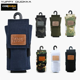 [お盆特別クーポン]【公式ストア】CORDURAモデル登場！ ゴルフ ボールケース お洒落 こだわり質感×機能性 意匠権登録済 出し入れしやすい 3個収納可 YUPPY QUOKKA コンパクト 軽量 頑丈 撥水 おしゃれ ギフト 父の日 マルチカム マルチカムブラック 迷彩パターン USA正規品