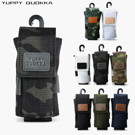 【2026年新色登場】【意匠権登録済】ゴルフ ボールケース 2～3個 東京発 YUPPY QUOKKA お洒落 高級 コーデュラナイロン × PREMIUM本革 ゴルフ ボールポーチ コンパクト ゴルフボールケース 撥水 高耐久 出し入れしやすい おしゃれ ギフト 父の日【雑誌掲載モデル】
