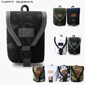【公式】CORDURAモデル新発売！YUPPY QUOKKA ゴルフ ミニ ポーチ 距離計 ケース フルグレインレザー こだわりの質感 本革 × ナイロン スコープ ケース 距離計 ホルダー カラビナ付き 距離計 ポーチ 景品 ゴルフ 撥水 高耐久 おしゃれ プレゼント ギフト 父の日