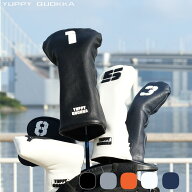 [4本セット]【EVEN掲載】東京発 お洒落 ヘッドカバー ゴルフ 高級 YUPPY QUOKKA RUBBER PATCH SERIES オ…