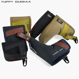 【公式 | 新作】東京発 コーデュラ バリスティック ナイロン 牛本革×YKK×FIDLOCK搭載 パターカバー ディテールに宿るエレガンス 高級 質感 ヘッドカバー YUPPY QUOKKA LUXE 本革パターカバーキャッチャー 便利 ピンタイプ マレット 頑丈 撥水