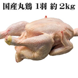 【送料無料】 国産若鶏 丸鶏 中抜き 約2kg(3〜4人前) ローストチキン 冷凍 お取り寄せ グルメ 肉の日 パーティー クリスマス