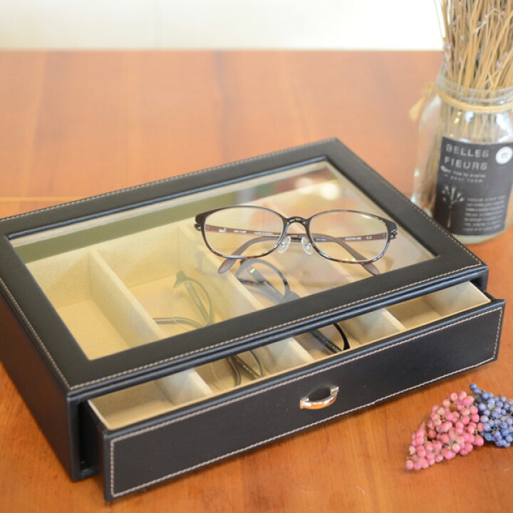 楽天市場 スタッキンググラスケース メガネ 眼鏡 収納 おしゃれ 棚フック 雑貨 ゆららかマーケット