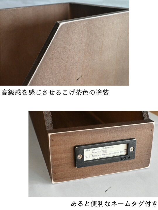 楽天市場】『木製卓上ファイルスタンド アンティーク調2個セット』( A4 