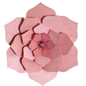 『 lovi decorflower 34cm 』（ 花 オブジェ 飾り オーナメント デコレーション インテリア おしゃれ 北欧 木製 白樺 壁掛け 壁付け 置物 組み立て キット 母の日 プレゼント おすすめ ）