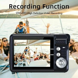 LCD Cm 6.86 用 Vlogging デジタルズームカメラ 8X デジタルカメラ HD 720P 18MP