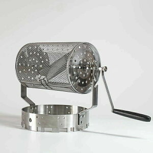 焙煎機 ステンレス鋼製コーヒーロースター 手動回転 コーヒー 豆焙煎機