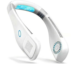 羽根なし 扇風機 首掛け 4色選べる 男女兼用 熱中症対策 静音 髪の毛巻き込み防止 3段階調整 大容量 持ち運びエアコン おしゃれ かわいい 携帯クーラー