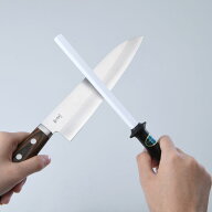 【片刃両刃兼用】包丁研ぎ器 セラシャープナー平丸 初心者 簡単 京セラ セラミック 関 日本製 家庭用 ス…