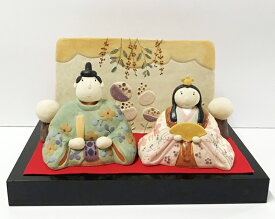 雛人形 雛祭り ：雛人形　雅　桃色／陶器 取り寄せ品・工房に在庫の無い場合は90日から180日間程の制作期間が必要となります