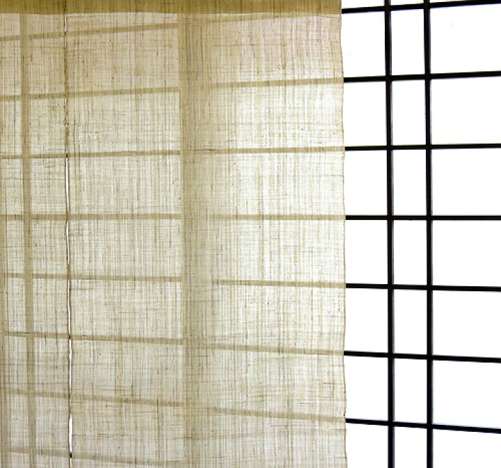 楽天市場】のれん 麻 和風 暖簾：無地 生成り4生平麻（和風）サイズ 