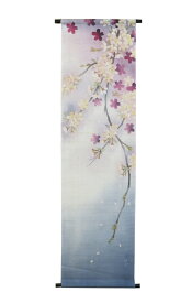 桜 タペストリー・桜咲く /おしゃれ/和モダン（桜 さくら サクラ） / インテリア タペストリー 和風 壁飾り　約36×130cm