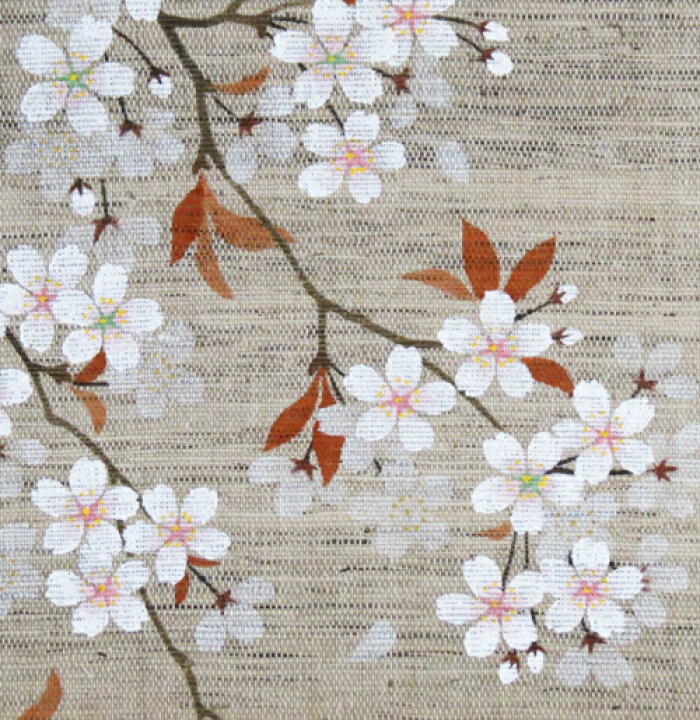 楽天市場】洛柿庵 和風 桜 タペストリー・春あかね /和風モダン 