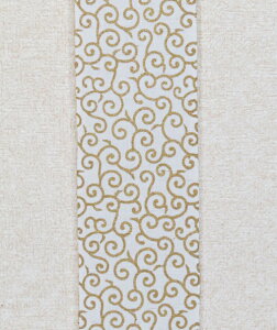 和風長尺 細タペストリー・金唐草/(和柄)洛柿庵/年中