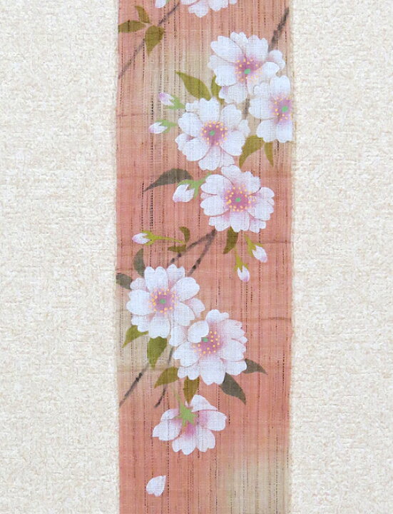 楽天市場】和風 細タペストリー・八重桜/ 和モダン タペストリー/洛柿 