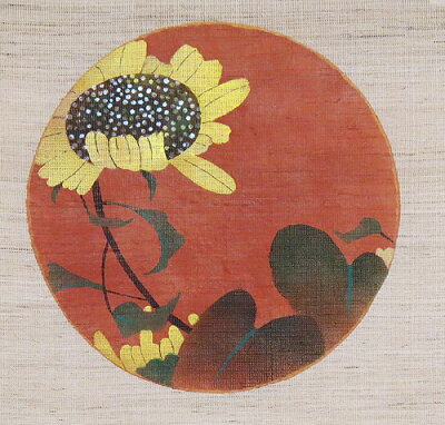 楽天市場 天井画タペストリー 向日葵と菖蒲 伊藤若冲 和モダン のれん タペストリー遊彩