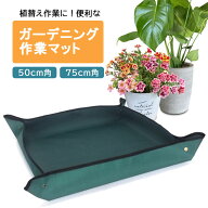 単品 送料無料 園芸 ガーデニング 作業マット 50cm 75cm 100cm シート グリーン 防水 防汚 トレー 万能 …