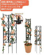 【エントリーでP5倍】第一ビニール ローズトレリス 巾60cm×高さ120cm 庭 屋外 目隠し フェンス トレリス…