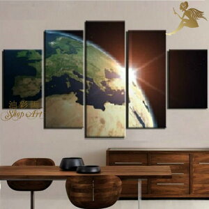 モダン アートパネル 『絵画』手書きの油彩画『風景画』絵画 インテリア【送料無料】5パネルSET『アース』壁掛け 絵 インテリア【おしゃれ 壁掛けアート】アートパネル かわいい【