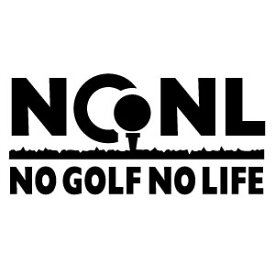 【カッティングステッカー NO GOLF NO LIFE GIB 005（ノーゴルフノーライフ） ミニサイズ 3枚組 幅約12cm×高約5.6cm】ハンドメイド ゴルフ ステッカー。