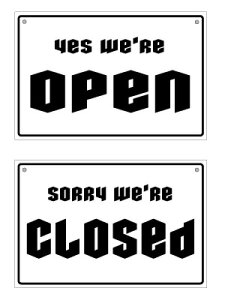 �y�I�[�v���N���[�Y���ʃp�l���ŔE�T�C�Y�F����30×����20cm�E���^�X�^ OPEN CLOSED�z�A�����J�����T�C���p�l���B�n���h���C�h �p��Ŕ� �V���b�v�p �I�[�v���Ŕ�
