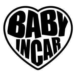 y2g BABY IN CAR Ver.146iԂ񂪏Ă܂j Cn[g JbeBOXebJ[ 13cm×12cmznhCh Baby in car EChEXebJ[B