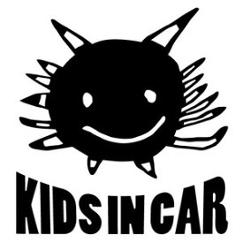 【2枚組 KIDS IN CAR Ver.157（子供が乗ってます） カッティングステッカー 幅約15cm×高約16cm】園児タッチ、ハンドメイド キッズインカー ウインドウステッカー。