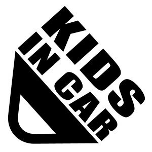 �y2���g KIDS IN CAR Ver.100�i�q��������Ă��܂��j�f�B�[�A �J�b�e�B���O�X�e�b�J�[ ����15.5cm×����15.5cm�z�n���h���C�h �L�b�Y�C���J�[ �E�C���h�E�X�e�b�J�[�B