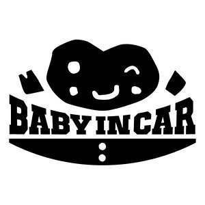 y2g BABY IN CAR Ver.160iԂ񂪏Ă܂j JbeBOXebJ[ 17cm×11.5cmz^b`AnhCh xr[CJ[ EChEXebJ[B
