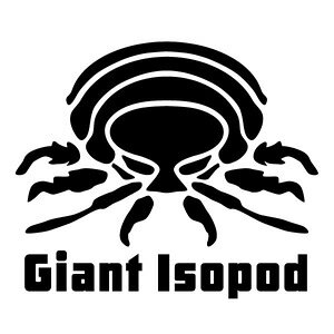 �yGiant Isopod�i�_�C�I�E�O�\�N���V�j ver.02 �唻L�T�C�Y �J�b�e�B���O�X�e�b�J�[ 2���g ����28cm×����24cm�z�剤�O�\�N���V �n���h���C�h�B