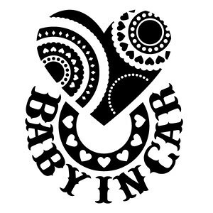 y2g Baby in Car Ver.71iԂ񂪏Ă܂j JbeBOXebJ[ 15cm×18.5cmznhCh Baby in car EChEXebJ[ n[g heartB