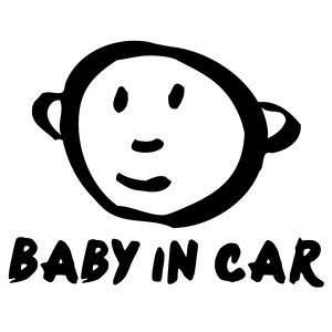 y2g Baby In Car Ver.43iԂ񂪏Ă܂j JbeBOXebJ[ 18cm×14cmz^b`AnhCh Baby in car EChEXebJ[B
