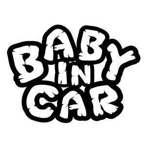 y2g BABY IN CAR Ver.34iԂ񂪏Ă܂j JbeBOXebJ[ 19cm×14cmznhCh Baby in car EChEXebJ[B