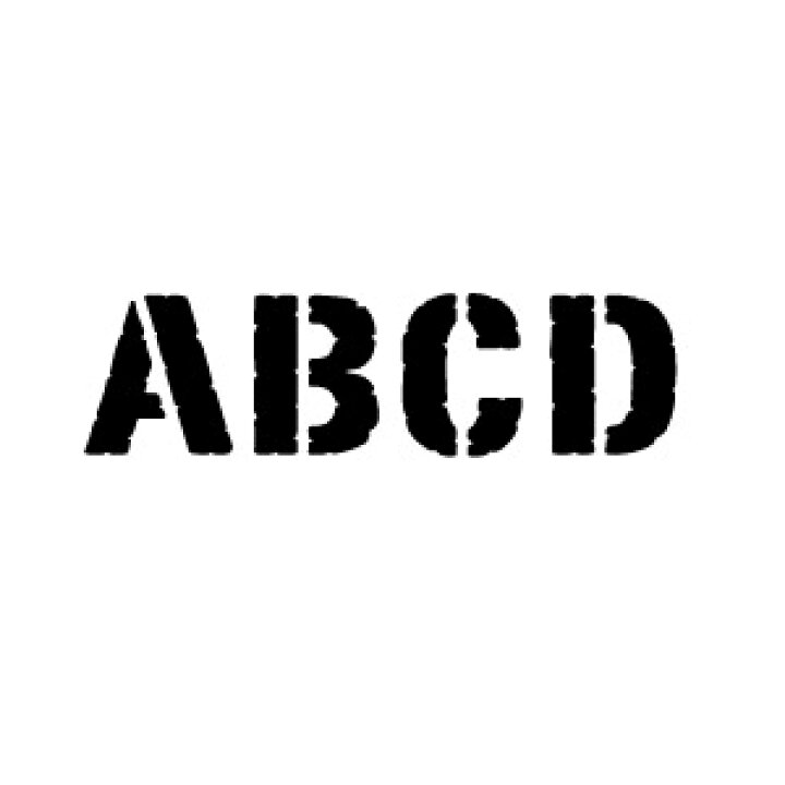 楽天市場 16文字までセット アルファベットステッカー ステンシル腐食ゴシック ポルタゴ オーダー切り文字 高さmm 25mm 30mm より選べる 大文字のみ オーダータイプ アーミー ミリタリー Army Diy Diy ゆうせいマーケット