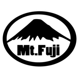【Mt.Fuji（富士山） 静岡側モチーフ 02 カッティングステッカー 3枚組 幅約10cm×高約7.5cm】ハンドメイド 。